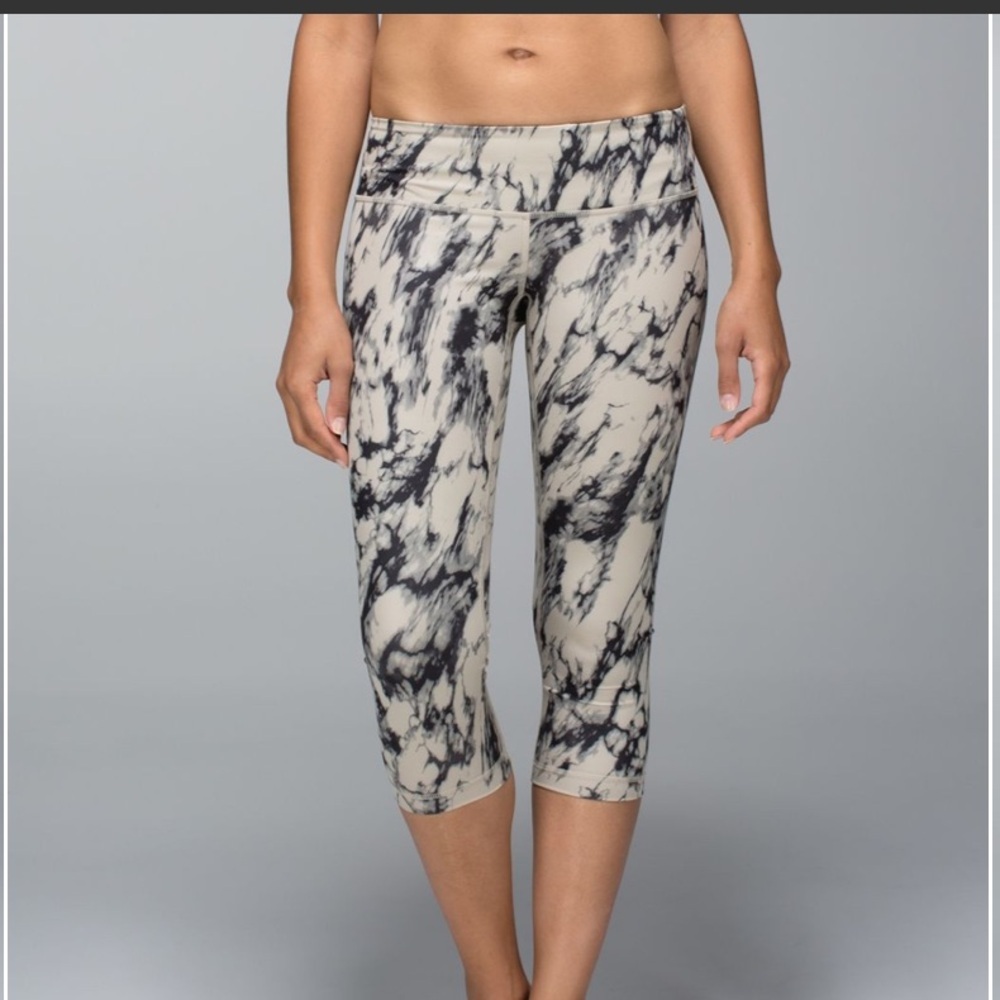 Lululemon VINTAGE Wunder Under Crop Full On Luxtreme